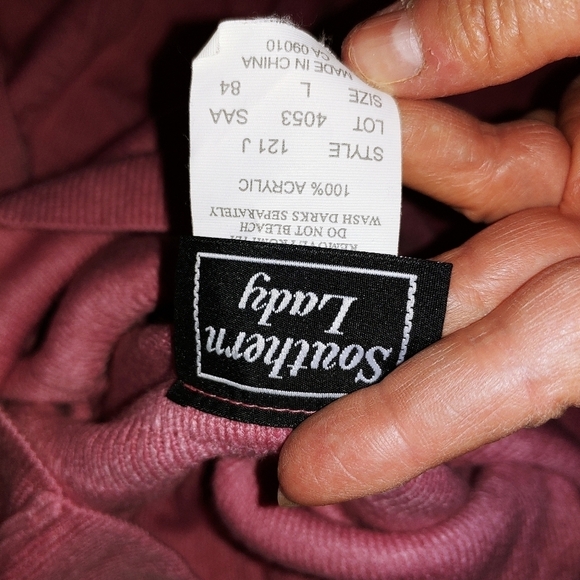 Vintage Southern Lady Turtleneck Sweater L - Picture 3 of 4